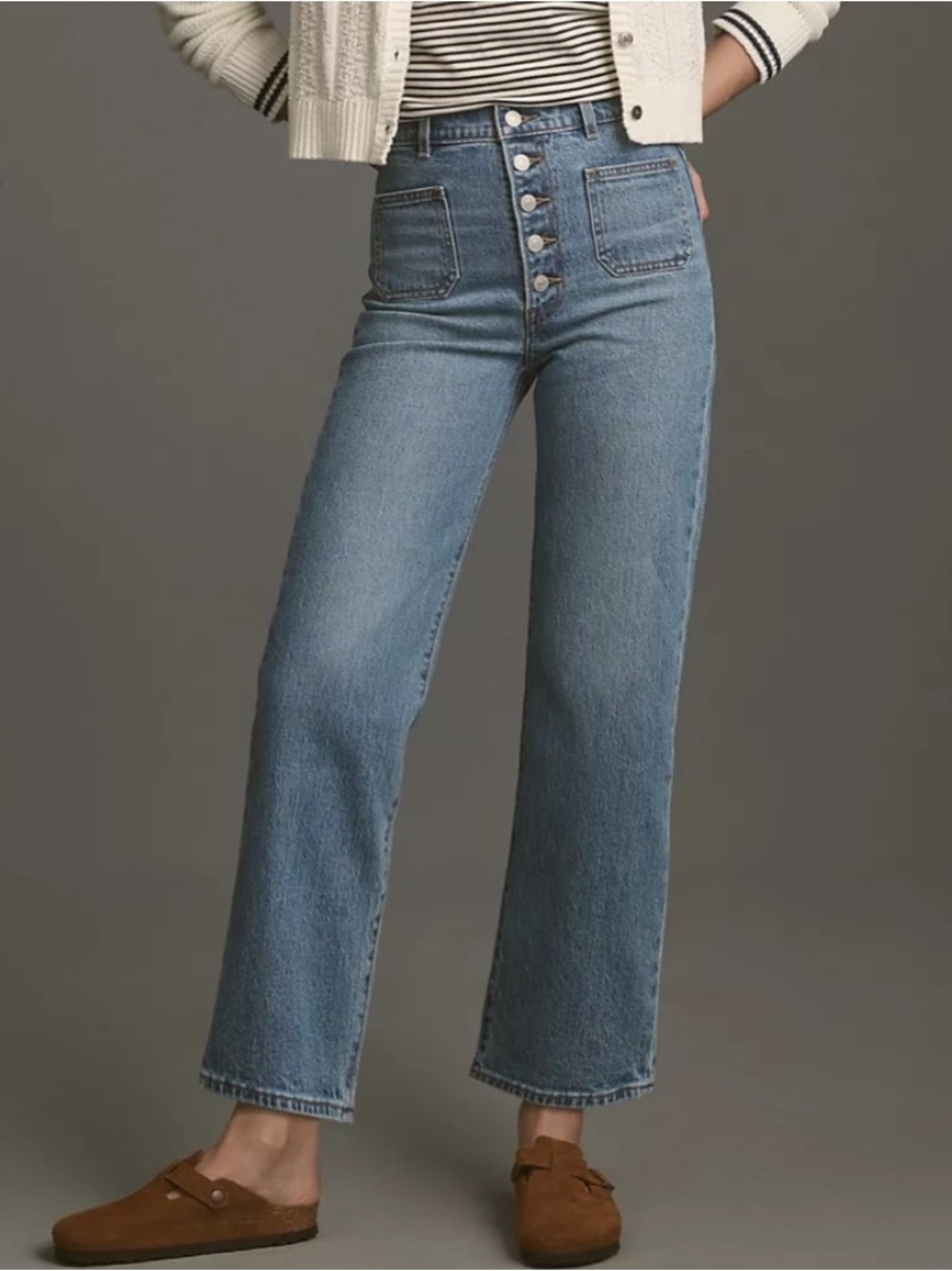 Levi's Premium Ribcage Straight Ankle Jeans